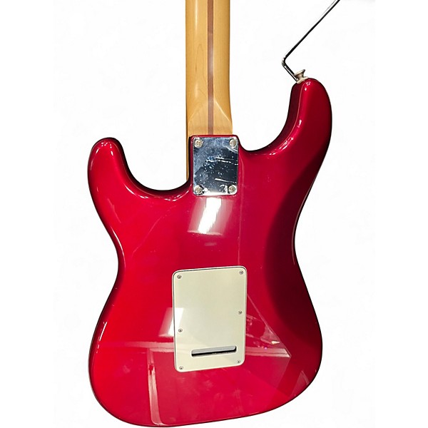 Used 2012 Fender Standard Stratocaster HSS Candy Apple Red Solid Body Electric Guitar