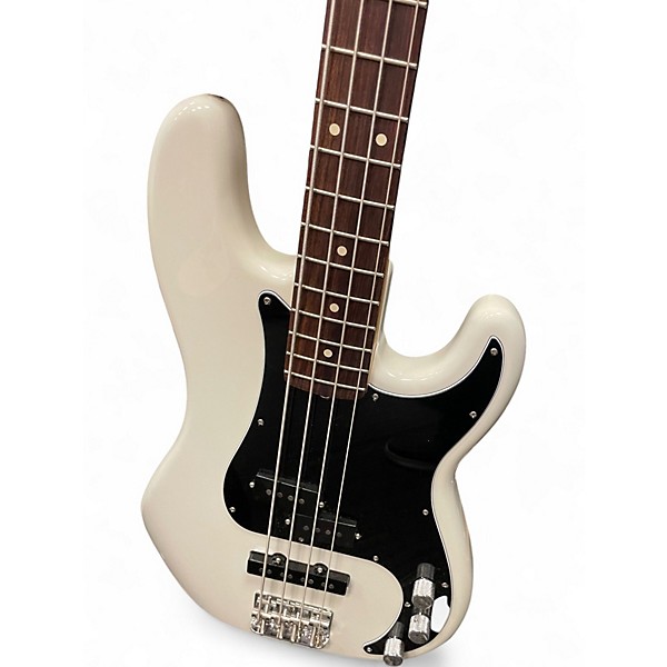 Used Fender American Performer Precision Bass White Electric Bass Guitar