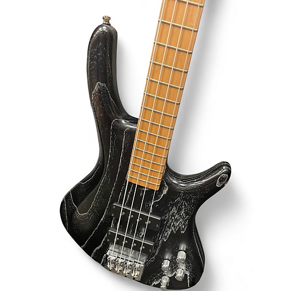 Used Keith B. Roscoe Century Standard Black Electric Bass Guitar