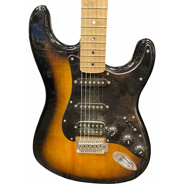 Used Squier Sonic Strat HHS 2 Color Sunburst Solid Body Electric Guitar