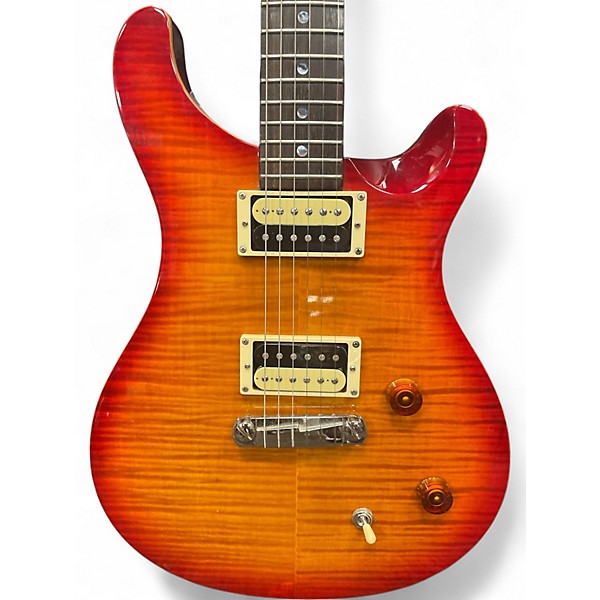 Used PRS SE Custom 22 2 Tone Sunburst Solid Body Electric Guitar