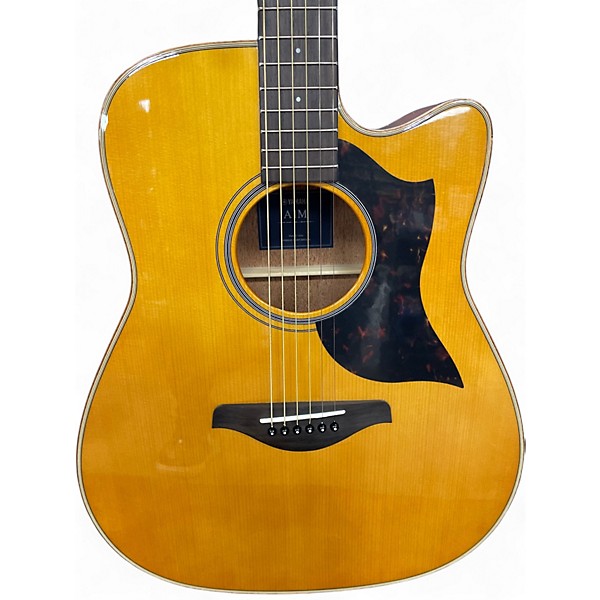 Used Yamaha A1M Natural Acoustic Electric Guitar