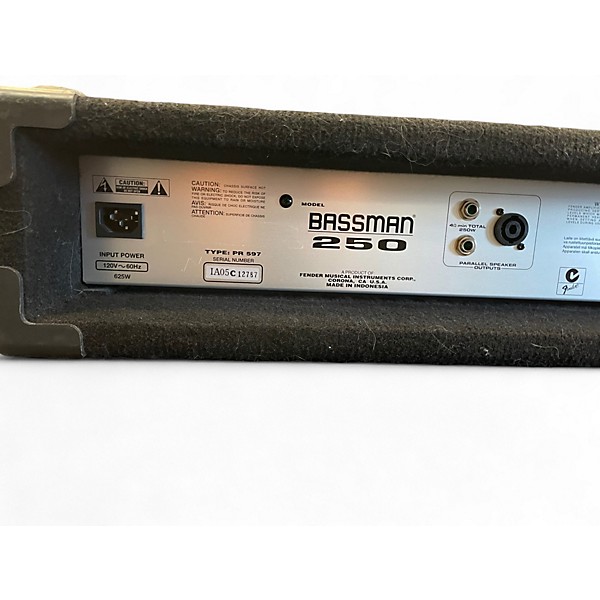 Used Fender Bassman 250 Bass Amp Head