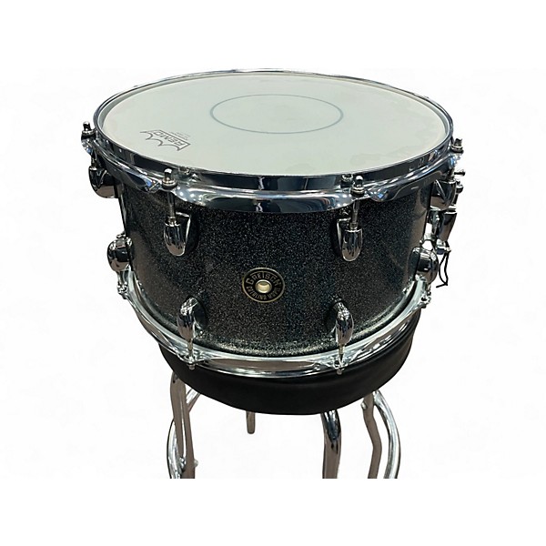 Used Gretsch Drums 14X8 Catalina Maple Snare Silver Sparkle Drum