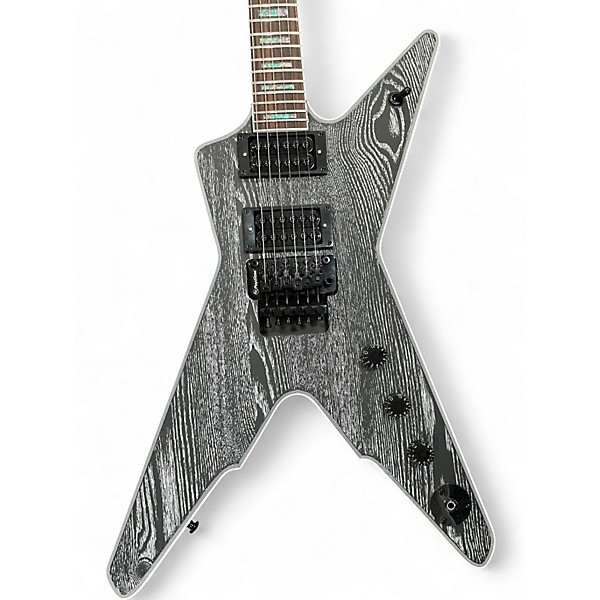 Used Firefly FFVX Pro FR Black and White Solid Body Electric Guitar
