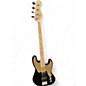 Used Squier Paranormal Jazz Bass 54 Black and Gold Electric Bass Guitar thumbnail