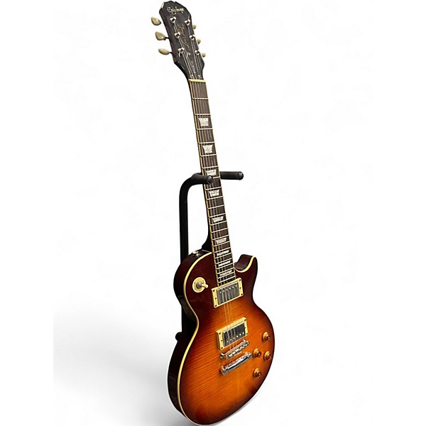 Used Epiphone Les Paul Standard Sunburst Solid Body Electric Guitar