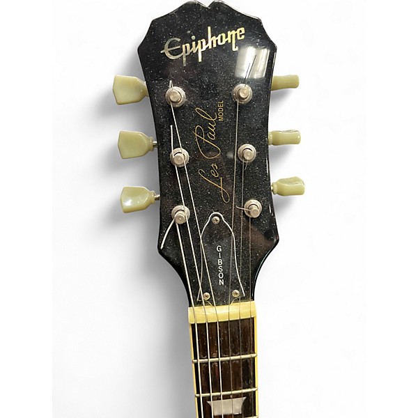 Used Epiphone Les Paul Standard Sunburst Solid Body Electric Guitar