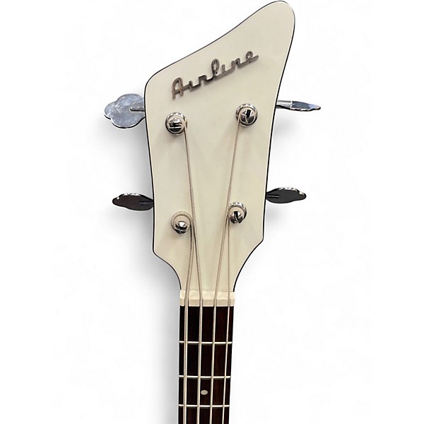 Used Eastwood Airline Pocket Bass Black Electric Bass Guitar