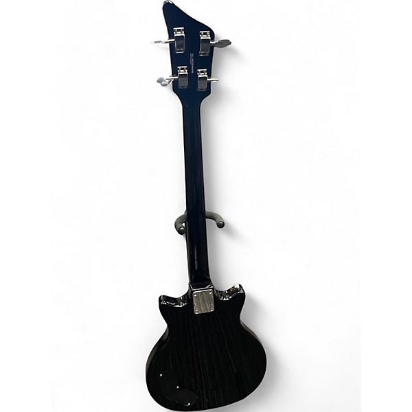 Used Eastwood Airline Pocket Bass Black Electric Bass Guitar