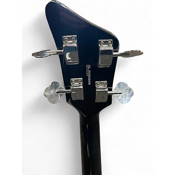 Used Eastwood Airline Pocket Bass Black Electric Bass Guitar