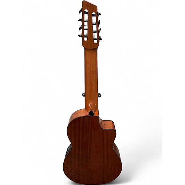 Used Agile RENAISANCE CLASSICAL 8 STRING LEFTY Natural Nylon String Acoustic Guitar