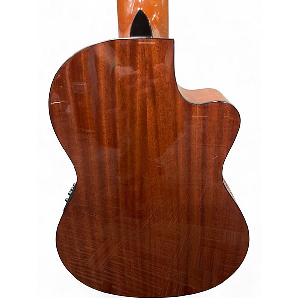 Used Agile RENAISANCE CLASSICAL 8 STRING LEFTY Natural Nylon String Acoustic Guitar