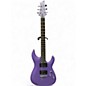 Used Schecter Guitar Research c-6 deluxe Purple Solid Body Electric Guitar thumbnail