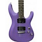 Used Schecter Guitar Research c-6 deluxe Purple Solid Body Electric Guitar