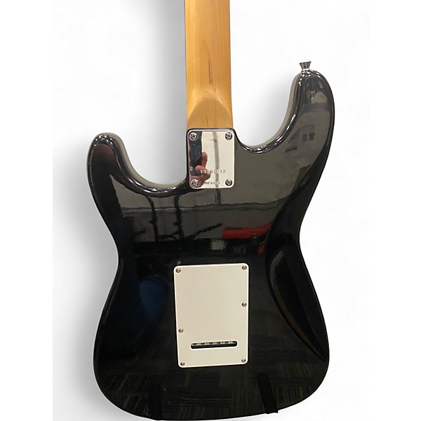 Used Squier Standard Stratocaster Black Solid Body Electric Guitar