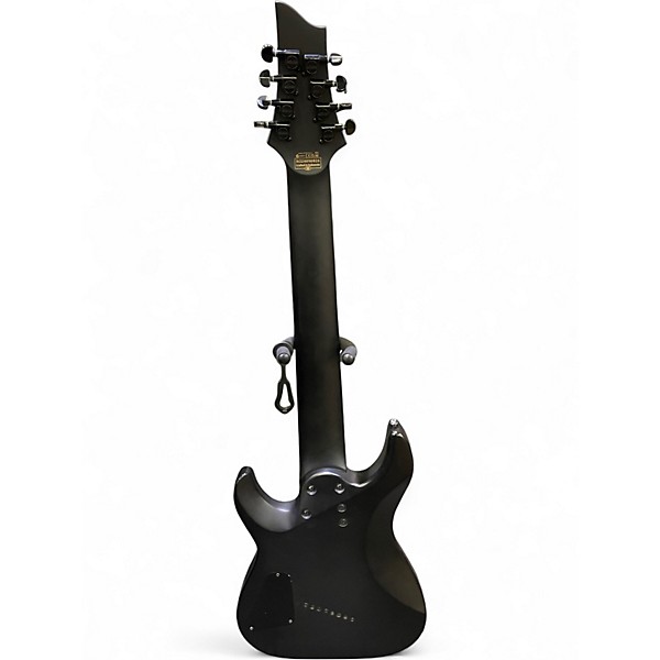 Used Schecter Guitar Research Damien-8 MS Black Solid Body Electric Guitar