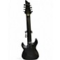 Used Schecter Guitar Research Damien-8 MS Black Solid Body Electric Guitar