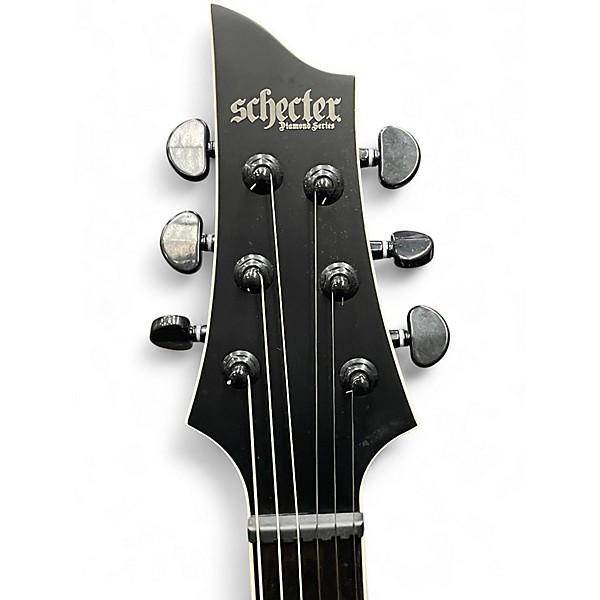 Used Schecter Guitar Research C1 HT S SLS Elite Evil Twin Flat Black Solid Body Electric Guitar