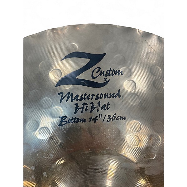 Used Zildjian 14in Z CUSTOM MASTERSOUND BOTTOM Cymbal
