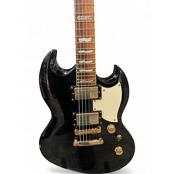 Used ESP LTD Viper 256 Black Solid Body Electric Guitar