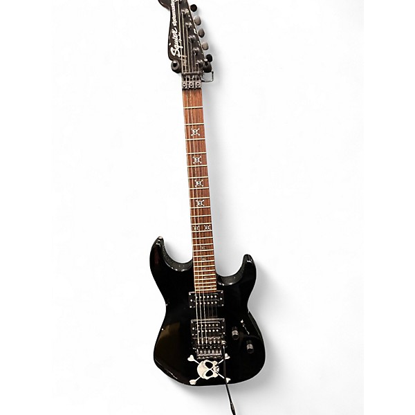 Used Squier Showmaster Black Solid Body Electric Guitar