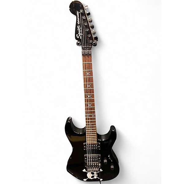Used Squier Showmaster Black Solid Body Electric Guitar