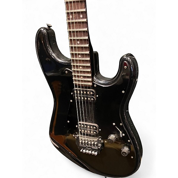 Used Fender 1985 Boxer Stratocaster MIJ Black Solid Body Electric Guitar