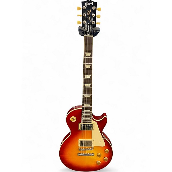 Used Gibson 50s Les Paul Standard 2 Tone Sunburst Solid Body Electric Guitar