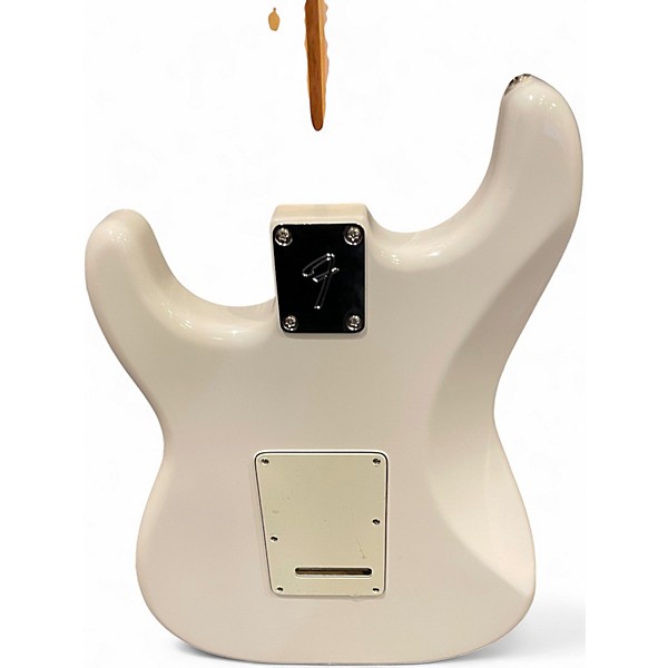 Used Fender Player series Stratocaster Polar White Solid Body Electric Guitar
