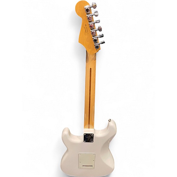 Used Fender Player series Stratocaster Polar White Solid Body Electric Guitar