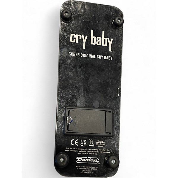 Used Dunlop GCB95 Original Crybaby Wah Effect Pedal