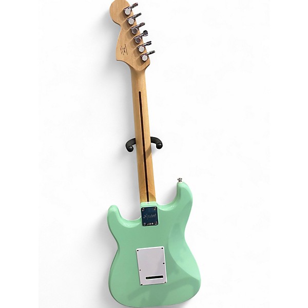Used Squier Affinity Stratocaster Surf Green Solid Body Electric Guitar