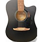 Used Fender Redondo Black Acoustic Electric Guitar
