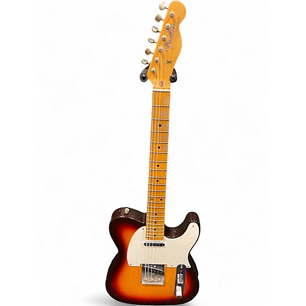 Used Fender Custom Shop 59 Telecaster Journeyman Relic 3 Color Sunburst Solid Body Electric Guitar