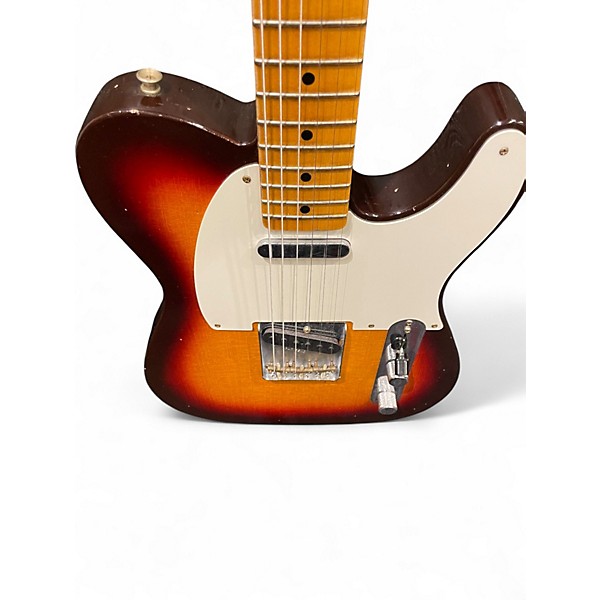 Used Fender Custom Shop 59 Telecaster Journeyman Relic 3 Color Sunburst Solid Body Electric Guitar
