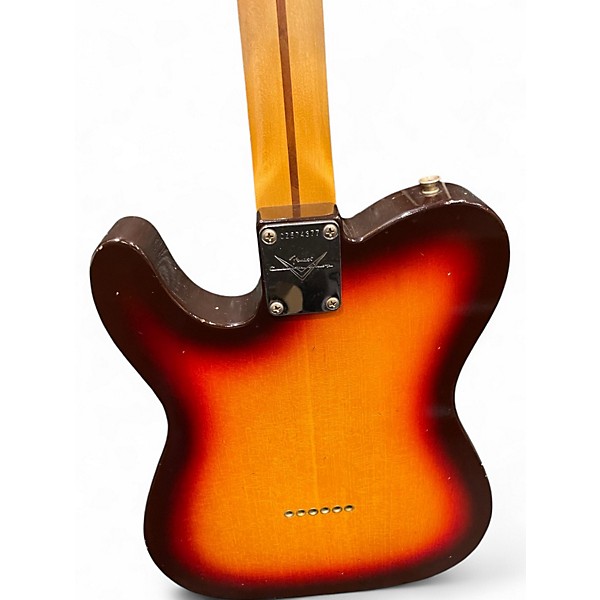 Used Fender Custom Shop 59 Telecaster Journeyman Relic 3 Color Sunburst Solid Body Electric Guitar