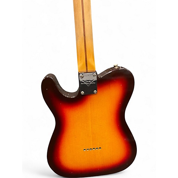 Used Fender Custom Shop 59 Telecaster Journeyman Relic 3 Color Sunburst Solid Body Electric Guitar