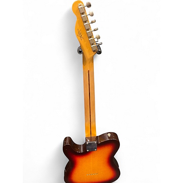 Used Fender Custom Shop 59 Telecaster Journeyman Relic 3 Color Sunburst Solid Body Electric Guitar