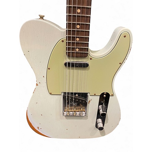 Used Fender Custom Shop LR25 1963 Telecaster Relic Faded Sonic Blue Solid Body Electric Guitar