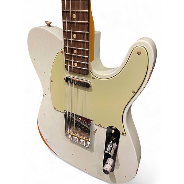 Used Fender Custom Shop LR25 1963 Telecaster Relic Faded Sonic Blue Solid Body Electric Guitar