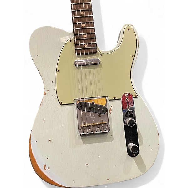 Used Fender Custom Shop LR25 1963 Telecaster Relic Faded Sonic Blue Solid Body Electric Guitar