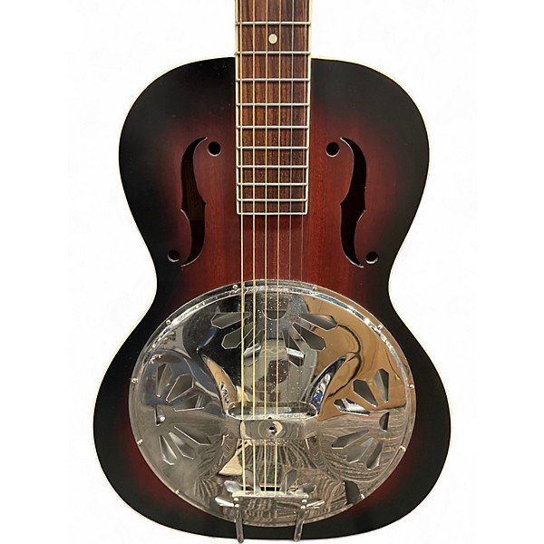 Used Gretsch Guitars G9241 Alligator Mahogany Round Neck Resonator 2 Color Sunburst Acoustic Guitar