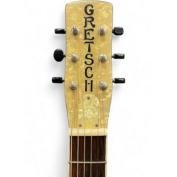 Used Gretsch Guitars G9241 Alligator Mahogany Round Neck Resonator 2 Color Sunburst Acoustic Guitar