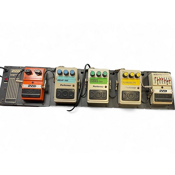 Used DOD FX105 PS WITH MULTIPLE PEDALS Pedal Board