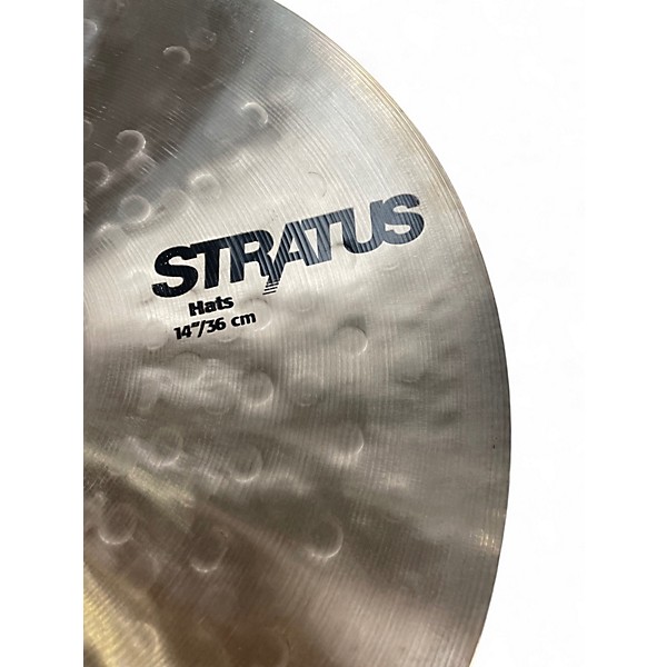 Used SABIAN 14in STRATUS HI HAT PAIR Cymbal