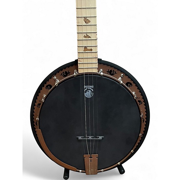 Used Deering Goodtime 2 Zombie Killer 5 String Crimson Burst Banjo