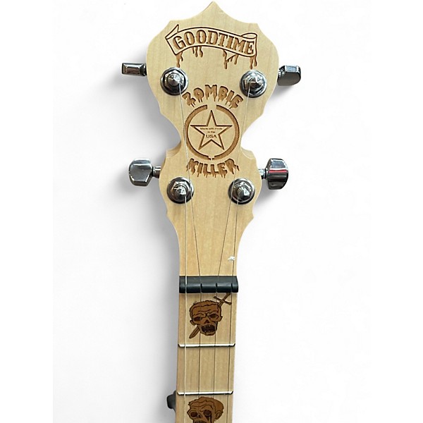 Used Deering Goodtime 2 Zombie Killer 5 String Crimson Burst Banjo