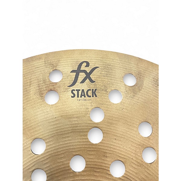 Used Zildjian 14in FX STACK Cymbal