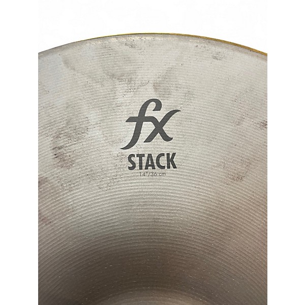 Used Zildjian 14in FX STACK Cymbal